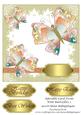 Adorable Card Front with Butterflies 1