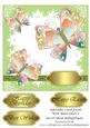 Adorable Card Front with Butterflies 2