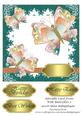 Adorable Card Front with Butterflies 3