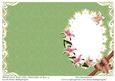 Blank Card with Lilies, Butterflies & Bow 4