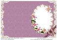 Blank Card with Lilies, Butterflies & Bow 7