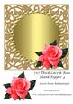 7x7 Thick Lace & Rose Blank Topper 4
