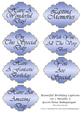 Beautiful Birthday Captions Set 1 Metallic 6