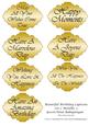 Beautiful Birthday Captions Set 2 Metallic 2
