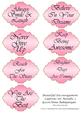 Beautiful Encouragement Captions Set Metallic 1