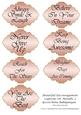 Beautiful Encouragement Captions Set Metallic 3