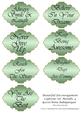 Beautiful Encouragement Captions Set Metallic 4