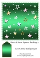 Stars & Snow Square Backing 2