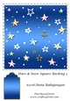Stars & Snow Square Backing 3