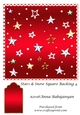 Stars & Snow Square Backing 4