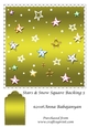 Stars & Snow Square Backing 5