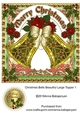 Christmas Bells Beautiful Large Topper 1