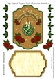 Tag Shaped Topper With Christmas Bauble 5