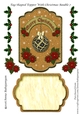 Tag Shaped Topper With Christmas Bauble 7