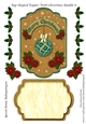 Tag Shaped Topper With Christmas Bauble 8