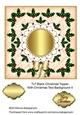7x7 Blank Christmas Topper With Christmas Text Background 4