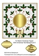 7x7 Blank Christmas Topper With Christmas Text Background 5