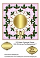 7x7 Blank Christmas Topper With Christmas Text Background 7