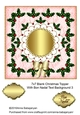 7x7 Blank Christmas Topper With Bon Nadal Text Background 3