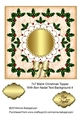 7x7 Blank Christmas Topper With Bon Nadal Text Background 4