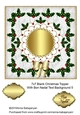 7x7 Blank Christmas Topper With Bon Nadal Text Background 5