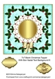 7x7 Blank Christmas Topper With Bon Nadal Text Background 6