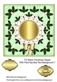 7x7 Blank Christmas Topper With Feliz Navidad Text Background 1