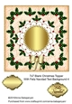 7x7 Blank Christmas Topper With Feliz Navidad Text Background 4