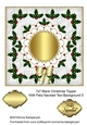 7x7 Blank Christmas Topper With Feliz Navidad Text Background 5