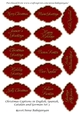 Christmas Captions in English, Spanish, Catalan and German Set 3