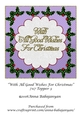 With All Good Wishes For Christmas 7x7 Topper 3