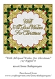 With All Good Wishes For Christmas 7x7 Topper 6