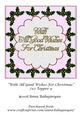 With All Good Wishes For Christmas 7x7 Topper 9