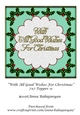With All Good Wishes For Christmas 7x7 Topper 11