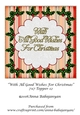 With All Good Wishes For Christmas 7x7 Topper 12