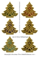 Beautiful Christmas Tree Embellishments Set 1