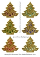 Beautiful Christmas Tree Embellishments Set 2