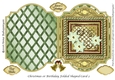 Christmas or Birthday Folded Shaped Card 2