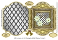 Christmas or Birthday Folded Shaped Card 5