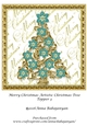 Merry Christmas Artistic Christmas Tree Topper 3