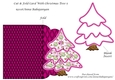 Cut & Fold Card With Christmas Tree 5