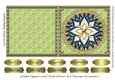 Folded Square Card With Flower For Various Occasions 3