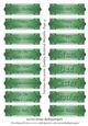 Various Occasion Family Related Metallic Tags 4