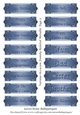 Various Occasion Family Related Metallic Tags 5