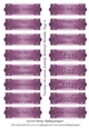 Various Occasion Family Related Metallic Tags 6