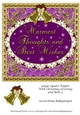 Large Square Topper With Christmas Greeting and Bells 4