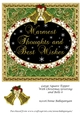 Large Square Topper With Christmas Greeting and Bells 6