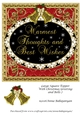 Large Square Topper With Christmas Greeting and Bells 7