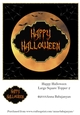 Happy Halloween Large Square Topper 2