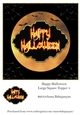 Happy Halloween Large Square Topper 4